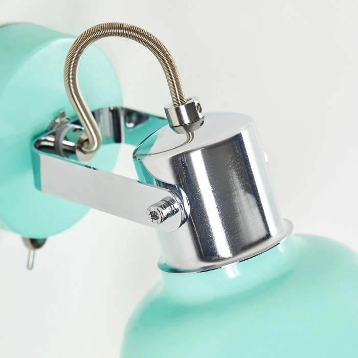 Hofstein Borik Wandleuchte Türkis, 1-flammig 13 Hofstein Borik Wandleuchte Türkis, 1-flammig – Bild 13