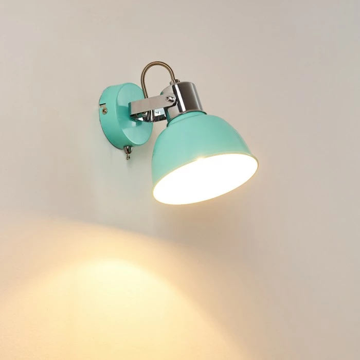 Hofstein Borik Wandleuchte Türkis, 1-flammig 17 Hofstein Borik Wandleuchte Türkis, 1-flammig – Bild 17