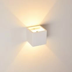 Hofstein Braslo Wandleuchte Wei&szlig;, 1-flammig -Wandleuchten Verkaufsgeschäft braslo wandleuchte h3387856 14