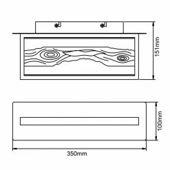 Brilliant Leuchten Brilliant Chaumont Wandleuchte LED Schwarz, 1-flammig -Wandleuchten Verkaufsgeschäft brilliant chaumont wandleuchte g99820 76 11