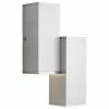 Brilliant Leuchten Brilliant Cubic Wandleuchte LED Aluminium, 4-flammig
