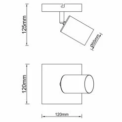 Brilliant Leuchten Brilliant Jello Wandleuchte LED Schwarz, 1-flammig -Wandleuchten Verkaufsgeschäft brilliant jello wandleuchte g99727 76 10