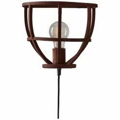 Brilliant Leuchten Brilliant Matrix Wandleuchte Rostfarben, 1-flammig -Wandleuchten Verkaufsgeschäft brilliant matrix wandleuchte 96976 55 3