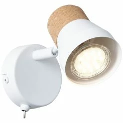 Brilliant Leuchten Brilliant Moka Strahler Wei&szlig;, 1-flammig -Wandleuchten Verkaufsgeschäft brilliant moka strahler 75711 75 5