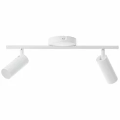 Brilliant Leuchten Brilliant Soeren Deckenstrahler LED Wei&szlig;, 2-flammig -Wandleuchten Verkaufsgeschäft brilliant soeren deckenstrahler g83013 05 4