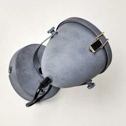 Hofstein Butikon Wandleuchte Grau, 1-flammig -Wandleuchten Verkaufsgeschäft butikon wandleuchte h3300435 do1 15