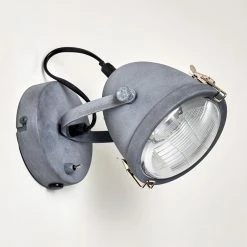 Hofstein Butikon Wandleuchte Grau, 1-flammig -Wandleuchten Verkaufsgeschäft butikon wandleuchte h3300435 do1 16