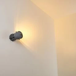 Hofstein Butikon Wandleuchte Grau, 1-flammig -Wandleuchten Verkaufsgeschäft butikon wandleuchte h3300435 do1 7