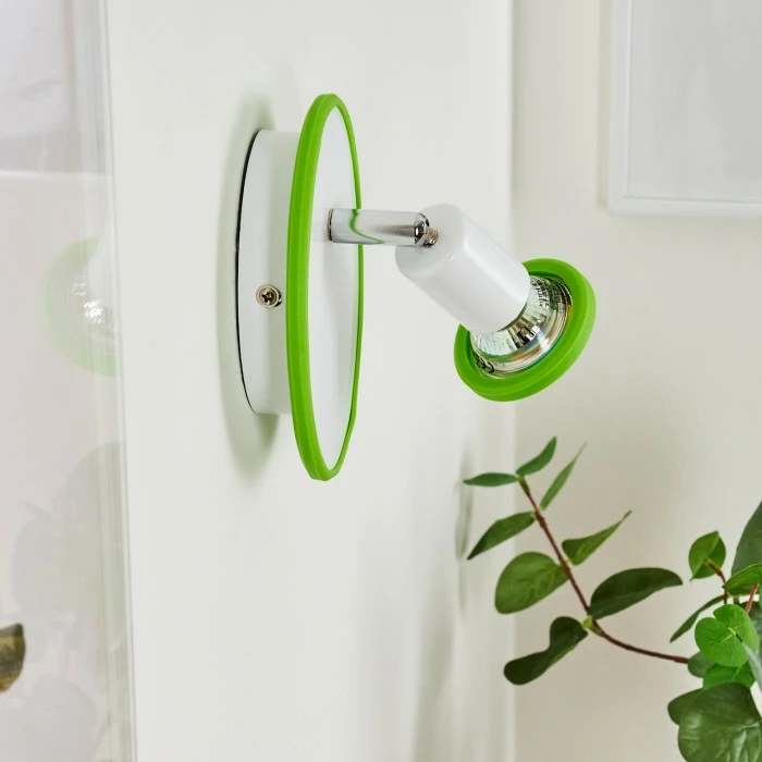 Hofstein Cabri Wandleuchte LED Chrom, Grün, Weiß, 1-flammig 2 Hofstein Cabri Wandleuchte LED Chrom, Grün, Weiß, 1-flammig – Bild 2