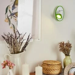 Hofstein Cabri Wandleuchte LED Chrom, Grün, Weiß, 1-flammig 20 Hofstein Cabri Wandleuchte LED Chrom, Grün, Weiß, 1-flammig -Wandleuchten Verkaufsgeschäft cabri wandleuchte h3561164 8