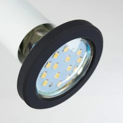 Hofstein Cabri Wandleuchte LED Chrom, Schwarz, Weiß, 1-flammig -Wandleuchten Verkaufsgeschäft cabri wandleuchte h3561201 2