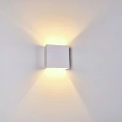 Hofstein Calama Wandleuchte Weiß, 1-flammig -Wandleuchten Verkaufsgeschäft calama wandleuchte h3266397 do4 12