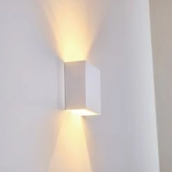 Hofstein Calama Wandleuchte Weiß, 1-flammig -Wandleuchten Verkaufsgeschäft calama wandleuchte h3266397 do4 6