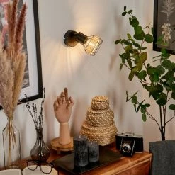 Hofstein Calamar Wandleuchte Schwarz, 1-flammig -Wandleuchten Verkaufsgeschäft calamar wandleuchte h3579909 10