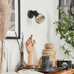 Hofstein Calamar Wandleuchte Schwarz, 1-flammig -Wandleuchten Verkaufsgeschäft calamar wandleuchte h3579909 11