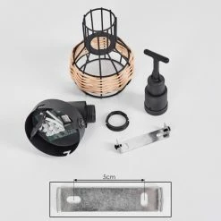 Hofstein Calamar Wandleuchte Schwarz, 1-flammig -Wandleuchten Verkaufsgeschäft calamar wandleuchte h3579909 4