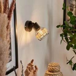 Hofstein Calamar Wandleuchte Schwarz, 1-flammig -Wandleuchten Verkaufsgeschäft calamar wandleuchte h3579909 6