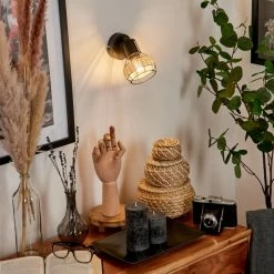 Hofstein Calamar Wandleuchte Schwarz, 1-flammig -Wandleuchten Verkaufsgeschäft calamar wandleuchte h3579909 8