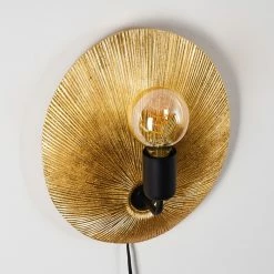 Hofstein Calcasieu Wandleuchte Schwarz-Gold, 1-flammig -Wandleuchten Verkaufsgeschäft calcasieu wandleuchte h3316450 8