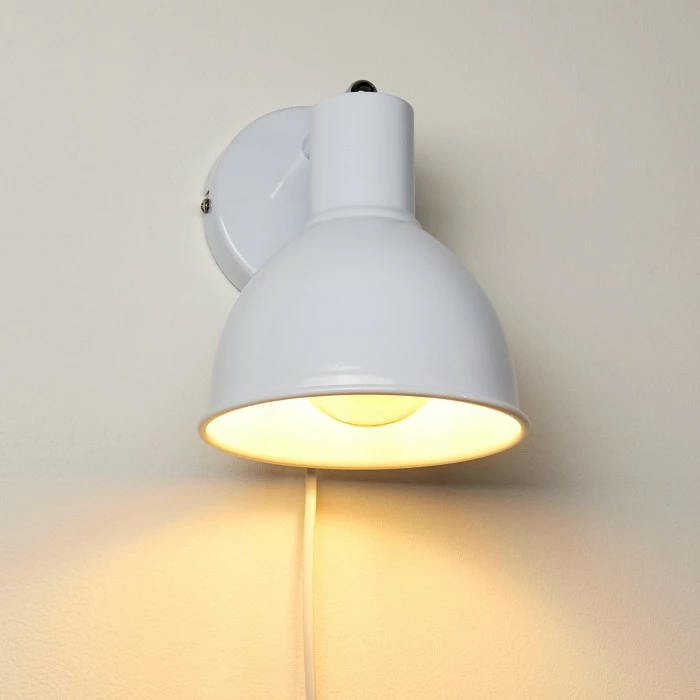 Hofstein Caney Wandleuchte Weiß, 1-flammig 15 Hofstein Caney Wandleuchte Weiß, 1-flammig – Bild 15