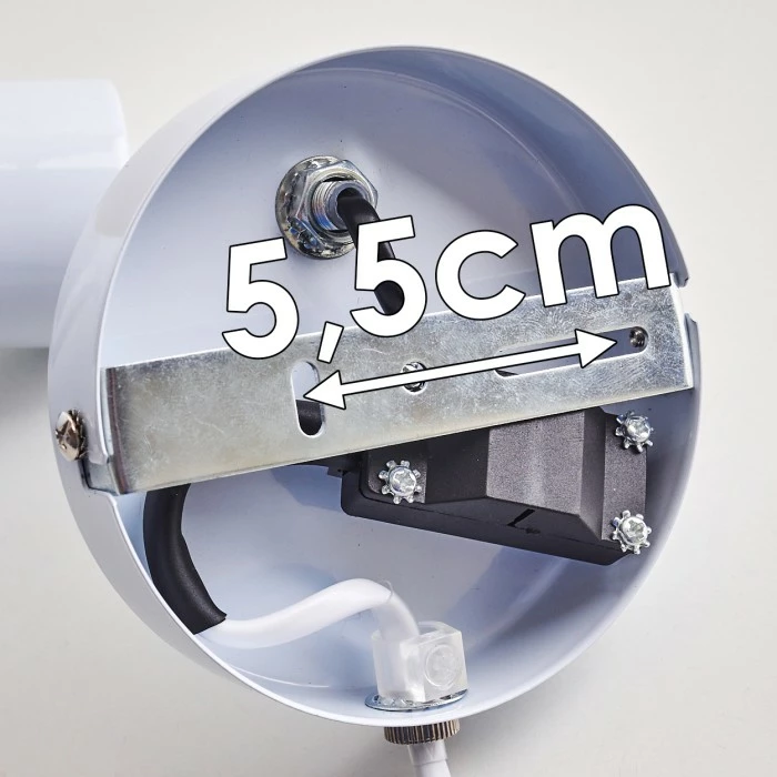 Hofstein Caney Wandleuchte Weiß, 1-flammig 24 Hofstein Caney Wandleuchte Weiß, 1-flammig – Bild 24