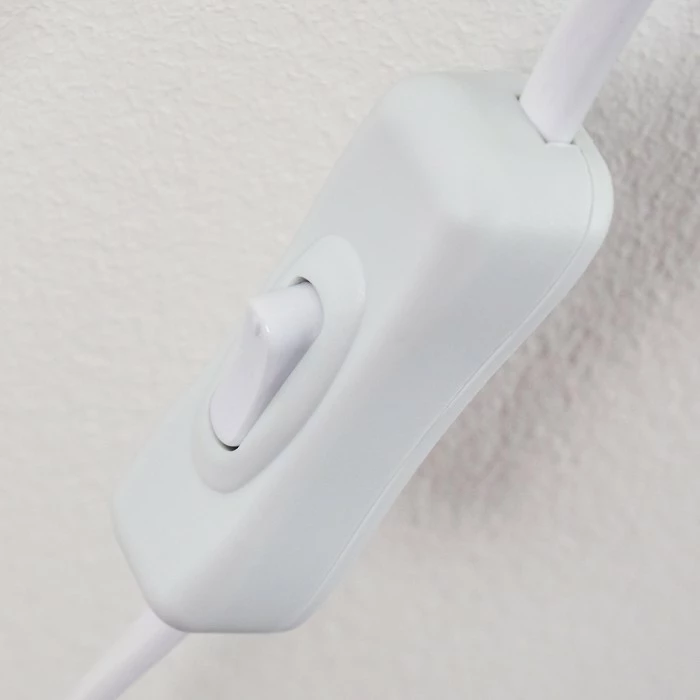 Hofstein Caney Wandleuchte Weiß, 1-flammig 25 Hofstein Caney Wandleuchte Weiß, 1-flammig – Bild 25