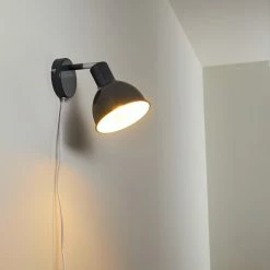 Hofstein Caney Wandleuchte Anthrazit, 1-flammig -Wandleuchten Verkaufsgeschäft caney wandleuchte h3316535 11