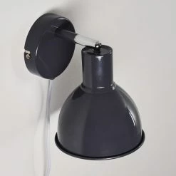 Hofstein Caney Wandleuchte Anthrazit, 1-flammig -Wandleuchten Verkaufsgeschäft caney wandleuchte h3316535 15