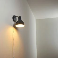 Hofstein Caney Wandleuchte Anthrazit, 1-flammig -Wandleuchten Verkaufsgeschäft caney wandleuchte h3316535 17