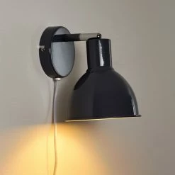 Hofstein Caney Wandleuchte Anthrazit, 1-flammig -Wandleuchten Verkaufsgeschäft caney wandleuchte h3316535 20