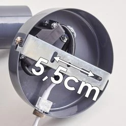 Hofstein Caney Wandleuchte Anthrazit, 1-flammig -Wandleuchten Verkaufsgeschäft caney wandleuchte h3316535 23