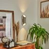 Hofstein Cann Wandleuchte LED Nickel-Matt, 2-flammig