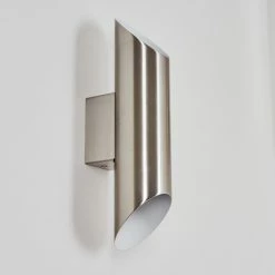 Hofstein Cann Wandleuchte LED Nickel-Matt, 2-flammig -Wandleuchten Verkaufsgeschäft cann wandleuchte h3556412 7