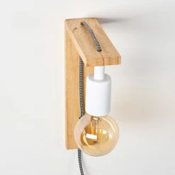 Hofstein Canoe Wandleuchte Holz hell, 1-flammig -Wandleuchten Verkaufsgeschäft canoe wandleuchte h3316436 12