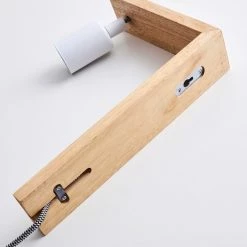 Hofstein Canoe Wandleuchte Holz hell, 1-flammig -Wandleuchten Verkaufsgeschäft canoe wandleuchte h3316436 19