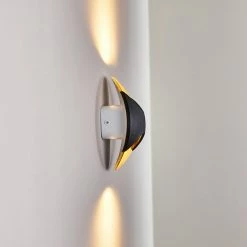 Hofstein Carmans Wandleuchte LED Weiß, 1-flammig -Wandleuchten Verkaufsgeschäft carmans wandleuchte h3313459 14