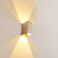 Hofstein Castel Wandleuchte LED Chrom, 1-flammig -Wandleuchten Verkaufsgeschäft castel wandleuchte h164816 13