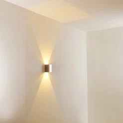 Hofstein Castel Wandleuchte LED Chrom, 1-flammig -Wandleuchten Verkaufsgeschäft castel wandleuchte h164816 17