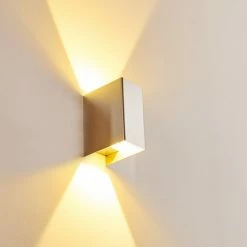 Hofstein Castel Wandleuchte LED Chrom, 1-flammig -Wandleuchten Verkaufsgeschäft castel wandleuchte h164816 6