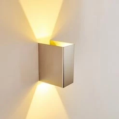 Hofstein Castel Wandleuchte LED Chrom, 1-flammig -Wandleuchten Verkaufsgeschäft castel wandleuchte h164816 9