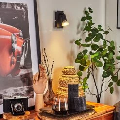 Hofstein Castillo Wandleuchte Schwarz, 1-flammig -Wandleuchten Verkaufsgeschäft castillo wandleuchte h3613238 8