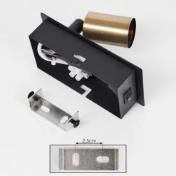 Hofstein Castillo Wandleuchte Schwarz, 1-flammig -Wandleuchten Verkaufsgeschäft castillo wandleuchte h3613252 4