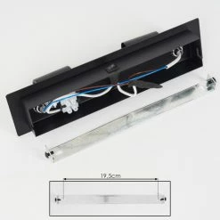 Hofstein Castillo Wandleuchte Schwarz, 2-flammig -Wandleuchten Verkaufsgeschäft castillo wandleuchte h3613290 4