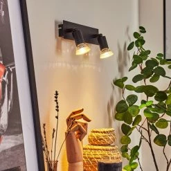 Hofstein Castillo Wandleuchte Schwarz, 2-flammig -Wandleuchten Verkaufsgeschäft castillo wandleuchte h3613290 6