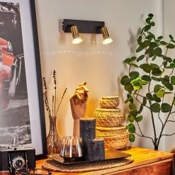 Hofstein Castillo Wandleuchte Schwarz, 2-flammig -Wandleuchten Verkaufsgeschäft castillo wandleuchte h3613313 6