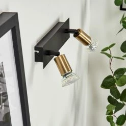 Hofstein Castillo Wandleuchte Schwarz, 2-flammig -Wandleuchten Verkaufsgeschäft castillo wandleuchte h3613313 9