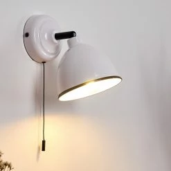 Hofstein Catharine Wandleuchte Wei&szlig;, 1-flammig -Wandleuchten Verkaufsgeschäft catharine wandleuchte h3385845 3