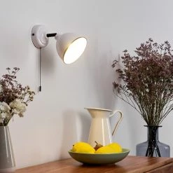 Hofstein Catharine Wandleuchte Wei&szlig;, 1-flammig -Wandleuchten Verkaufsgeschäft catharine wandleuchte h3385845 7