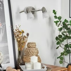 Hofstein Chapod Wandleuchte Nickel-Matt, 2-flammig -Wandleuchten Verkaufsgeschäft chapod wandleuchte h3651988 9