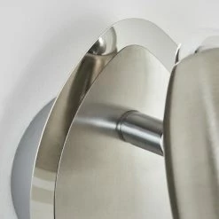 Hofstein Chapod Wandleuchte Nickel-Matt, 1-flammig -Wandleuchten Verkaufsgeschäft chapod wandleuchte h3652091 2